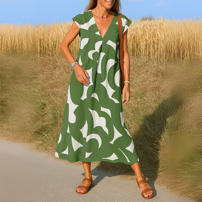 Valérie™ | Luchtige jurk met V-hals