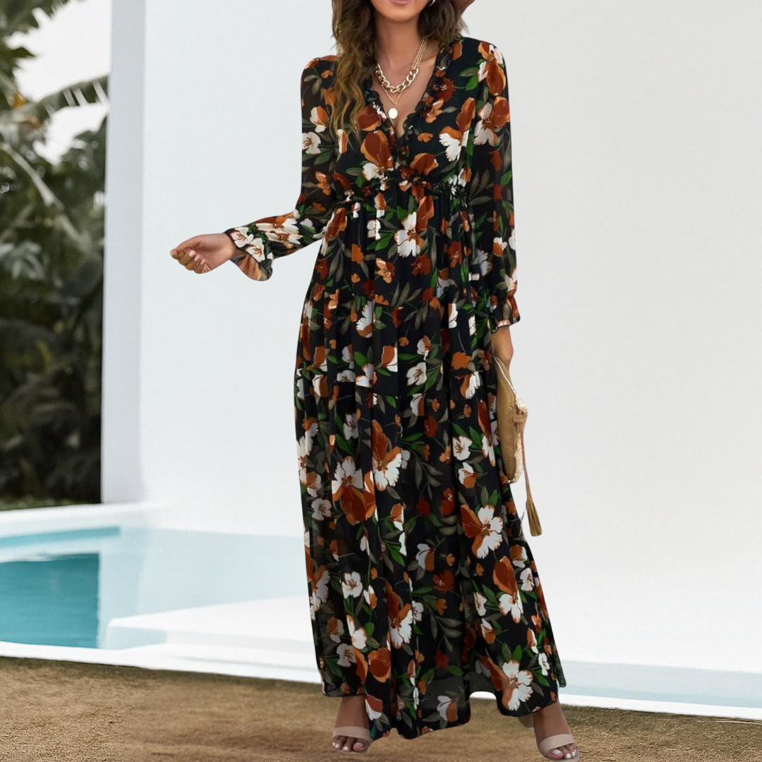 Helga™  | Elegante Bloemen Jurk