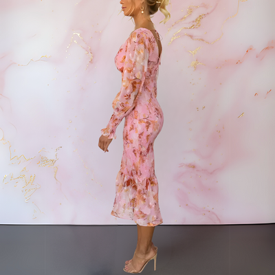 Ella™ | Elegante bloemen jurk