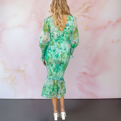 Ella™ | Elegante bloemen jurk