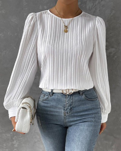 Bianca™ | Elegante blouse met lange lantaarn mouwen