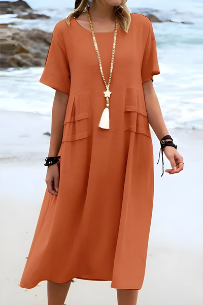 Martha™ | Elegante jurk met ronde hals