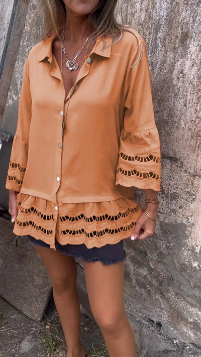 Miranda™ | Elegante Ibiza-style blouse