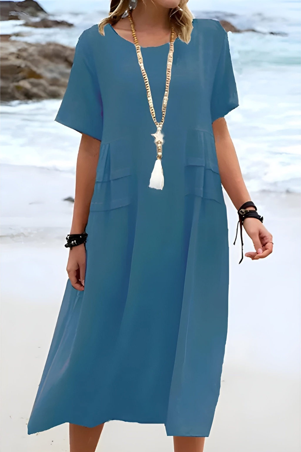 Martha™ | Elegante jurk met ronde hals