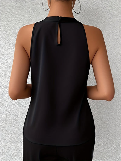 Miranda™ | Elegante satijnen blouse met open schouders