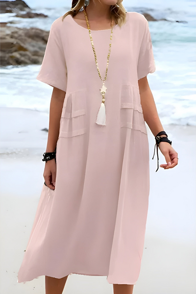 Martha™ | Elegante jurk met ronde hals