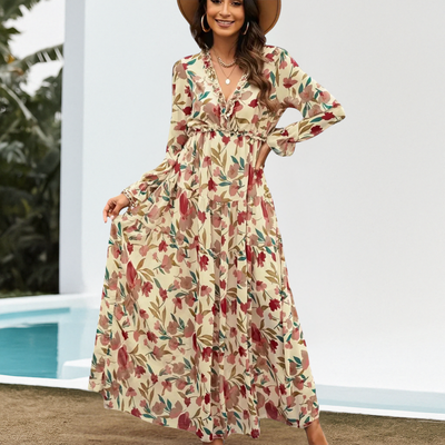 Helga™  | Elegante Bloemen Jurk