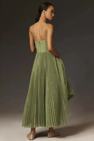Maud™ | Elegant Geplooide Jurk