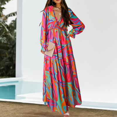 Helga™  | Elegante Bloemen Jurk