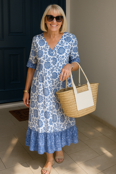 Rita™ | Elegante bloemenjurk