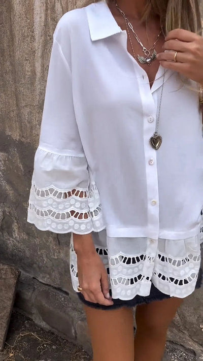 Miranda™ | Elegante Ibiza-style blouse