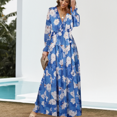 Helga™  | Elegante Bloemen Jurk