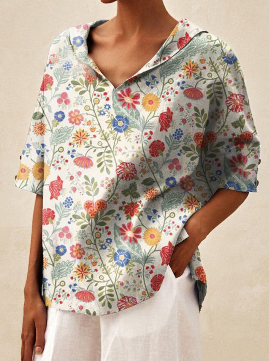 Andrea | Elegante Top met V-hals