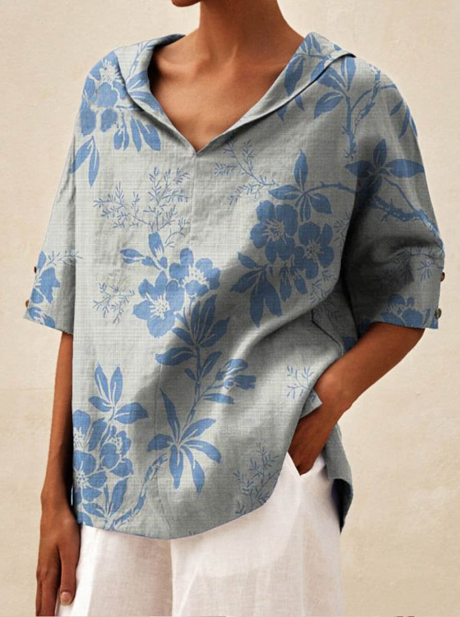 Andrea | Elegante Top met V-hals