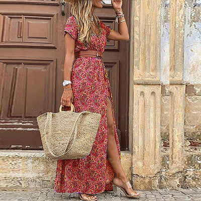 Karin™  | Elegante Ibiza-style jurk - Inclusief riem