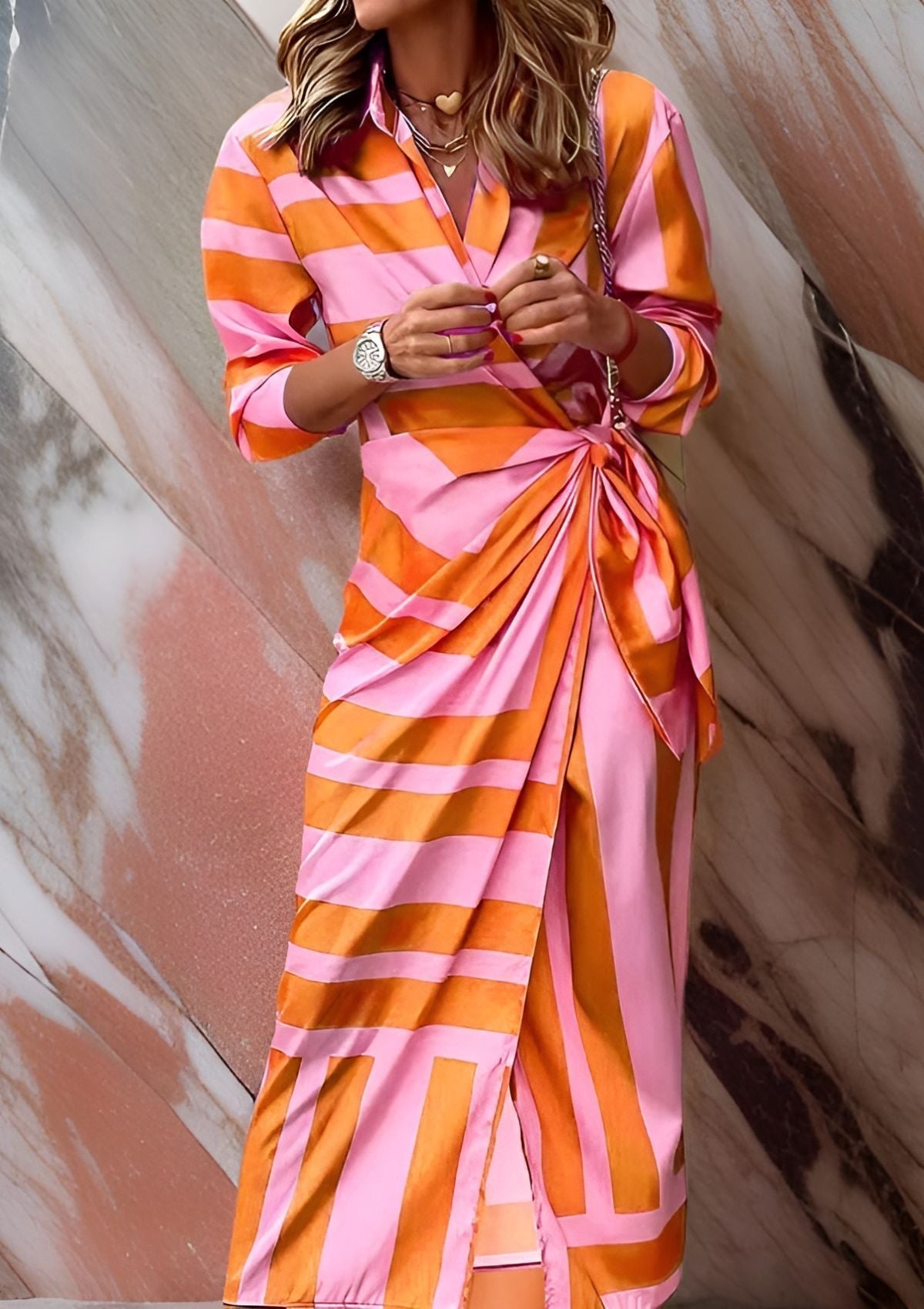 Inge™ | Elegante omslagjurk