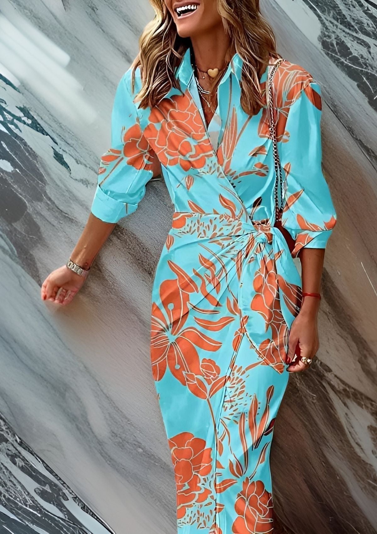 Inge™ | Elegante omslagjurk