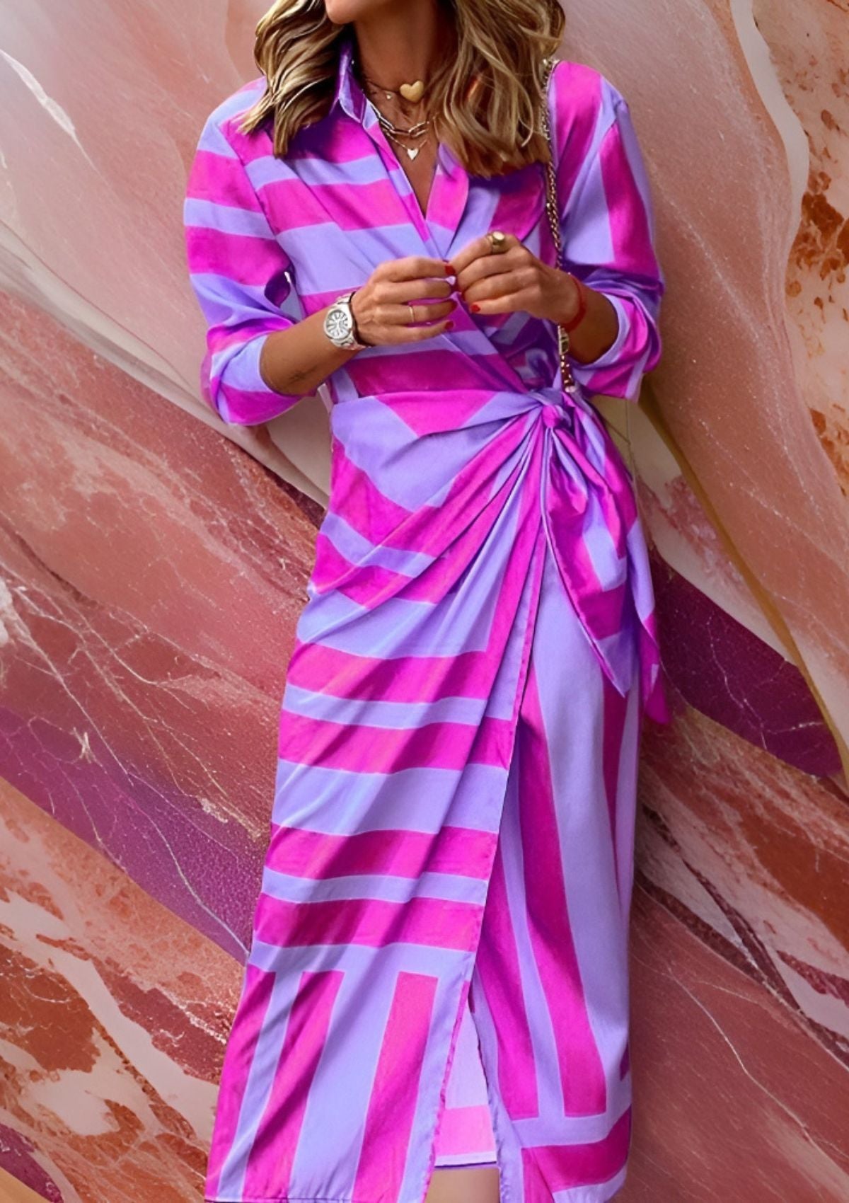 Inge™ | Elegante omslagjurk
