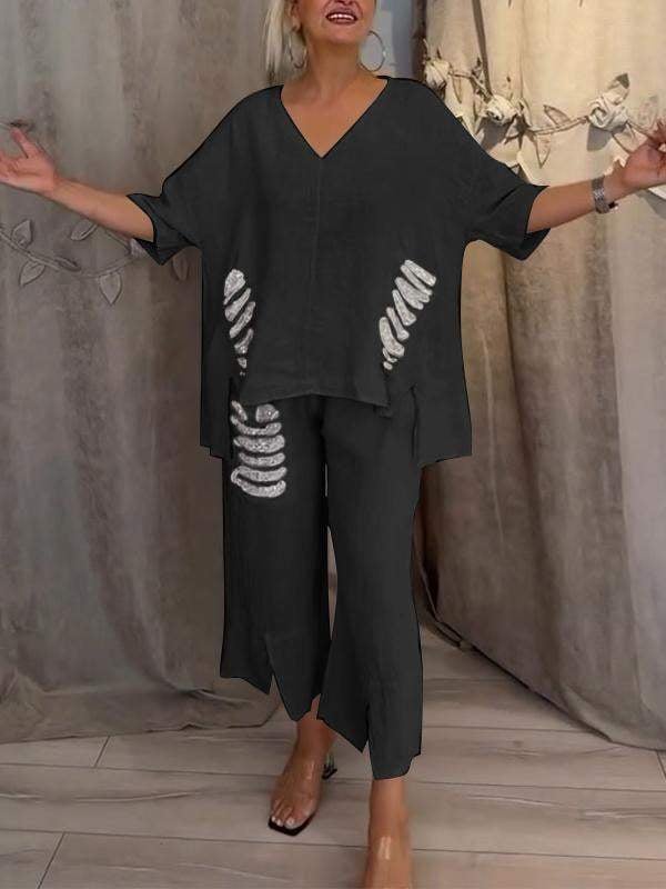 BIANCA | Tweedelig zomeroutfit met natuurlijke elegantie en zwevend comfort