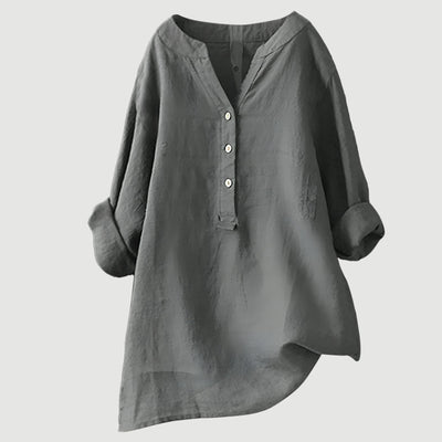 Freja™ – Luchtig en Comfortabel Overhemd met Knopen