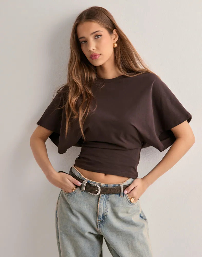 Emma | T-shirt met wijde mouwen