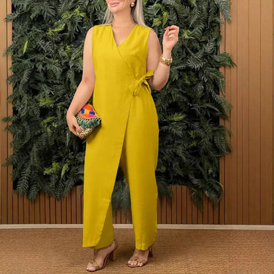Inès | Elegante V-hals jumpsuit