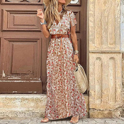 Karin™  | Elegante Ibiza-style jurk - Inclusief riem