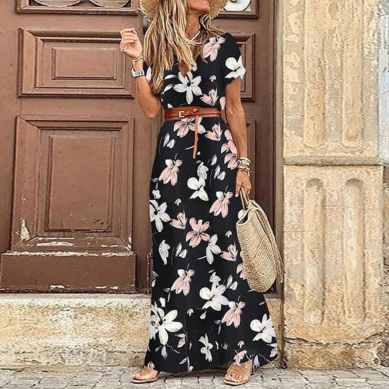 Karin™  | Elegante Ibiza-style jurk - Inclusief riem