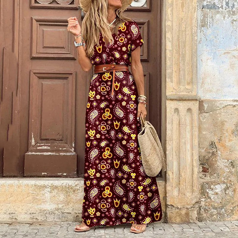 Karin™  | Elegante Ibiza-style jurk - Inclusief riem